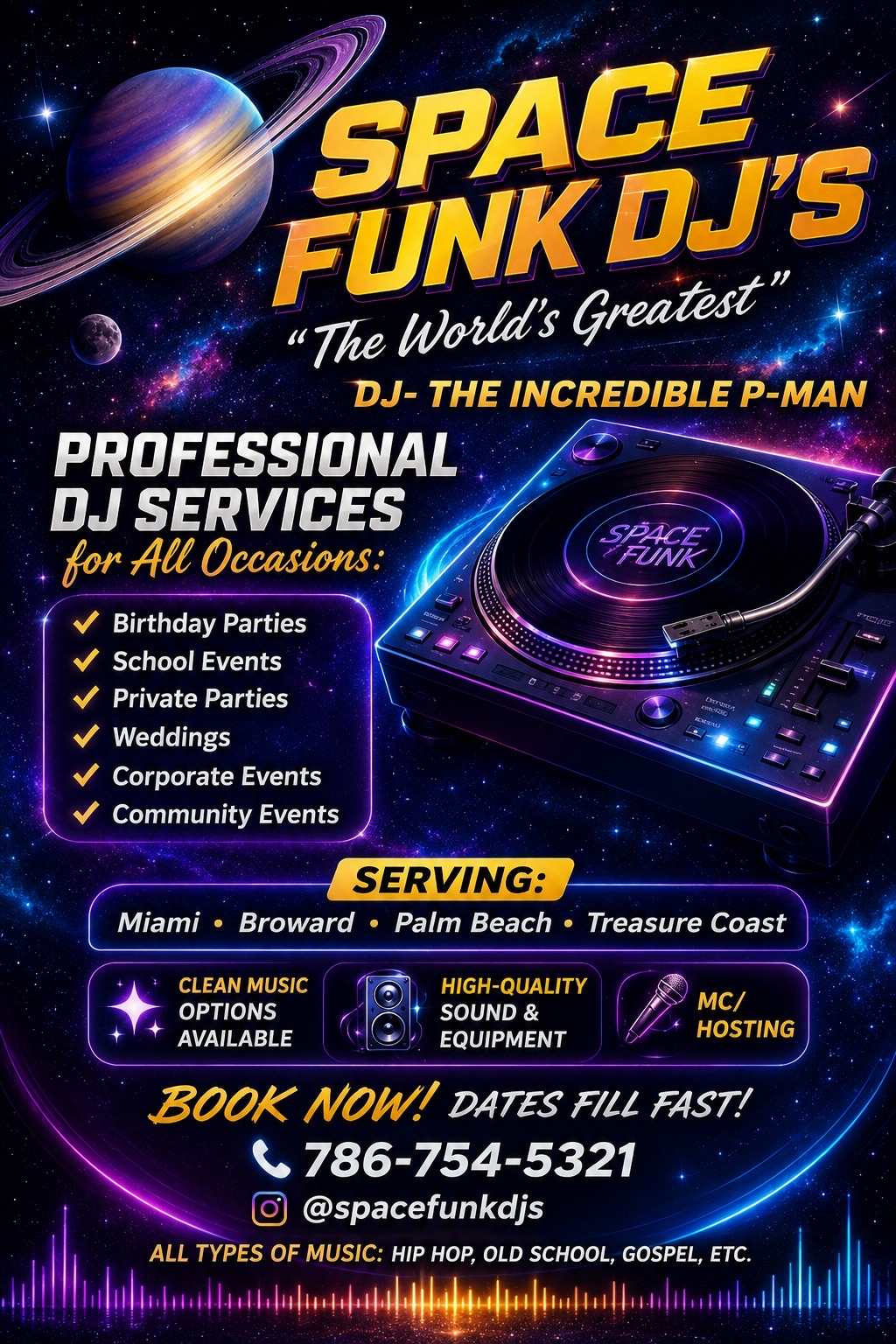 Spacefunk DJ's — Office Party visual